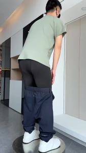 【新款上市】【夏季新款】【夏季新款】【主播同款】2025夏季新款时尚男春夏季挡超薄呼吸网眼风休闲裤【超薄透汗】【超薄透汗】【轻薄透气】