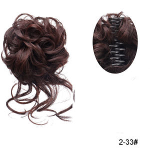 Jepit Rambut Pesta Alami Keriting Rambut Ekor Urai Big Besar Cocok Korea Palsu Curly Hair Konde Premium Untuk Pesta