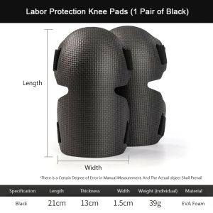 NALANILI 1Pair Extra Thick Gardening Knee Pads Heavy Duty Large Size Labor Insurance Knee Pad Wear Resistant Foam Knee Protectors Men Women Universal
