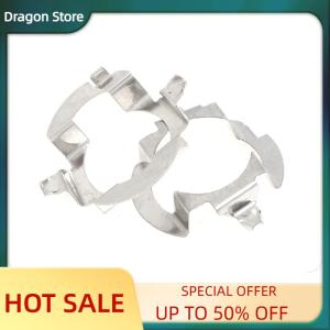 Dragon อะแดปเตอร์หลอดไฟหน้า LED H7 2ชิ้นที่ยึดฐานสำหรับ Skoda