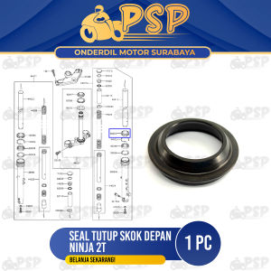 Seal Tutup Skok Depan Ninja 2T (Harga Per 1 PCS) - Karet Sel Sil Debu Penutup Skok Sok Shockbreaker