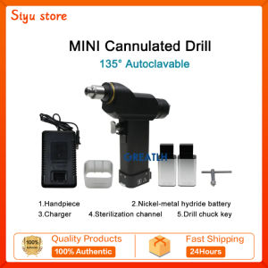GREATLH Electric Cannulated Drill Micro Ortho Drill Machine Cannulate Mini Bone Drill for Veterinary Orthopedic