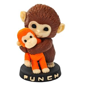 New Product 3d Protect Punch The Monkey Plush toy of a red-haired orangutan