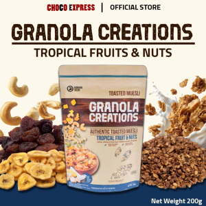 Hundred Seeds Granola Creations | Authentic Toasted Muesli 200g | Healthy Snacks | Ready-to-Eat | Assorted Flavours