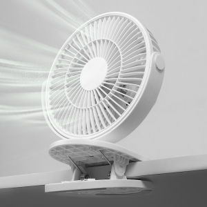 Desktop USB Small Fan Small clip fan 360° Adjustable Mini Rechargeable Fan for Desk Home Office Dorm and Bedroom
