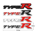 3D Metal Car Front Grille Emblem Type R Logo Decal for Honda CIVIC FD2 FD FA 5 Mugen TypeR Racing Car Styling Accessories. 