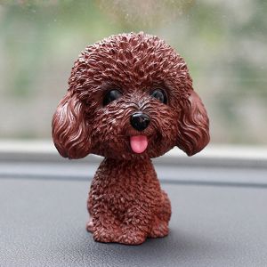 PAGEBDS Home Decoration Dashboard Decor Decoration Gift Wobble Head Dolls Car Decoration Simulation Dog Gift Nodding Puppy Toys Shaking Head Dog Bobblehead Dog Car Ornaments
