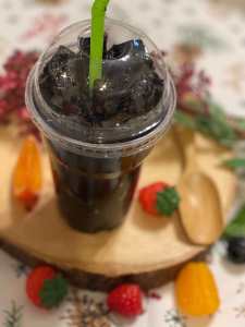 โมเดลน้ำเฉาก๊วย ขนาดแก้ว 16 ออนซ์ เหมาะสำหรับตกแต่งโชว์เพื่อเพิ่มยอดขาย สื่อการเรียนการสอน