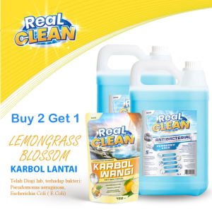 (BUNDLE+FREE) Pembersih Kaca 5 Liter x 2 + FREE Karbol Sereh 450 ml