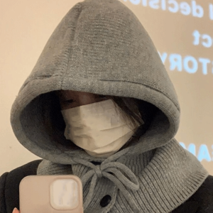 EIJINGY Pullover Hat Balaclava Hat Simple Beanie Ear Protection Hat Fashion Thickened Knitted Hat Winter/Autumn