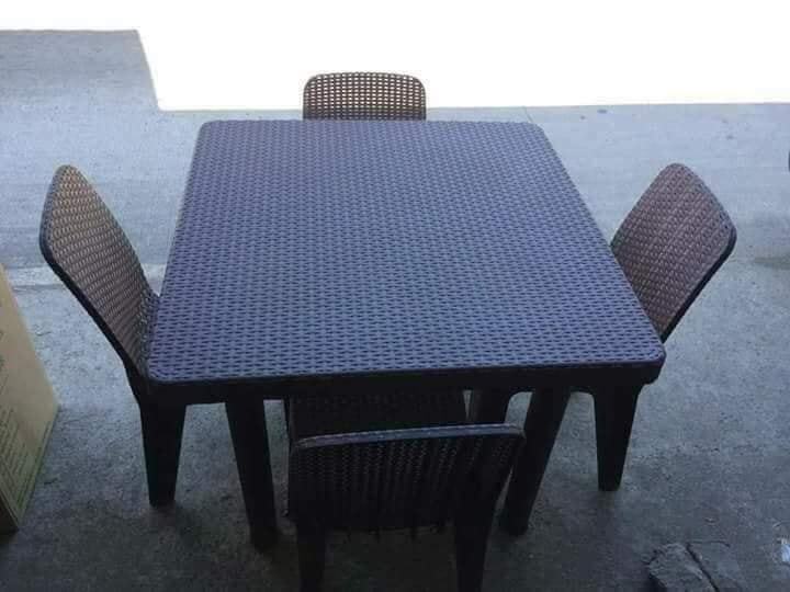 RATTAN TABLE AND CHAIR SET Lazada PH