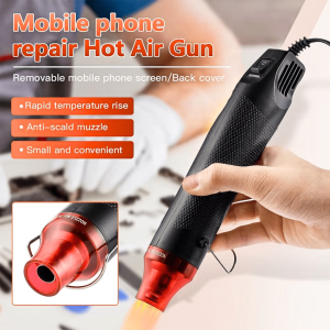 PENGIRIMAN JAKARTA Taffware Heat Gun pemanas stiker low watt segel plastik  Blower 230V 300W QST 220