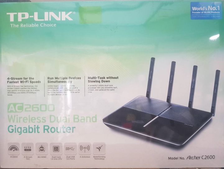 Archer C2600 AC2600 Wireless Dual Band Gigabit Router Lazada.co.th