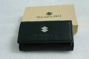 100% KULIT ASLI DOMPET KUNCI LOGO TOYOTA kulit asli MODEL LIPAT GANTUNGAN KUNCI MOBIL MOTOR BRANDED KULIT ELEGANT