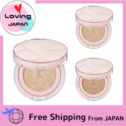 rom&nd Bloom in Cover Fit Cushion 19C Peach pink 21N natural