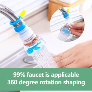 B.LIVEM 【การจัดส่ง 2-3 วัน】หัวต่อกันน้ำกระเด็น กรองน้ำสวมก็อก ก็อกกรองน้ำ หัวต่อก็อกน้ำ 360 องศา หัวกรองน้ำแบบ ช่วยกรองสิ่งสกปรก หัวกรองน้ำ