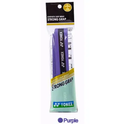 Yonex Badminton Racket Grip Strong Grap Badminton Tennis Synthetic Over Grip Non Slip PU Racket Grip