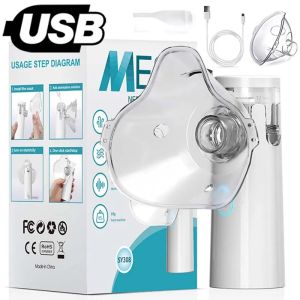 Mini Handheld Mesh Cleaning Atomizer Detachable Portable Automatic Silent Medical Emergency Equipment for Children and Adults