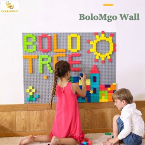 Bolotree BoloMgo Wall/Customize Building Block Wall/Build on the Wall/Education Toys/Stem Toys/Unbeatable Value/Childhood Gift