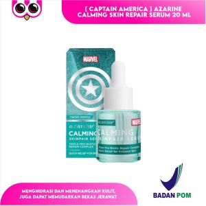 [ CAPTAIN AMERICA ] AZARINE CALMING SKIN REPAIR SERUM 20 ML / SERUM WAJAH MARVEL SERIES