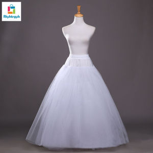 Wedding Petticoat Bridal Hoop Hoopless Crinoline Half Slip Prom Underskirt Fancy Skirt rtyhtrgyht