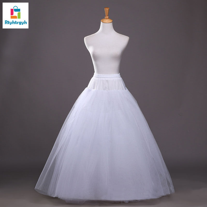Wedding Petticoat Bridal Hoop Hoopless Crinoline Half Slip Prom Underskirt Fancy Skirt rtyhtrgyht