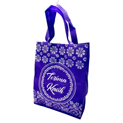 KBV 10pcs/pkt | 19.5x11x25cm Thank You Non-woven Bag| Goodies Bag | Paper Bag | Gift Bag Kenduri Khawin| Beg Kain