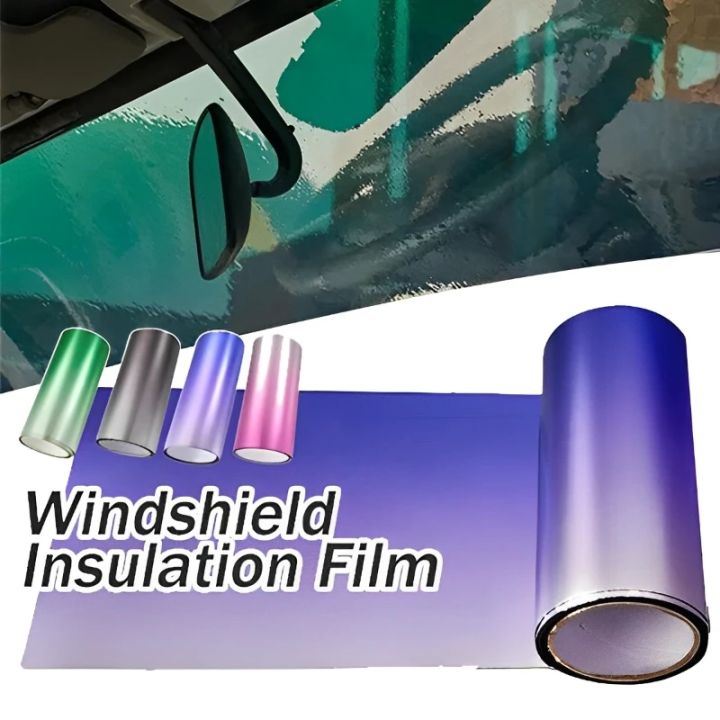 Colorful Gradient Car Windscreen Solar Film Window Sun Shade Tinted