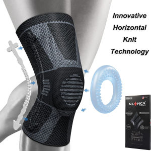 NEENCA Professional Knee Brace for Knee Pain Compression Knee Sleeve with Patella Gel Pad & Side Stabilizers Knee Support with Horizontal Knit Tech for Sports Workout Arthritis ACL Meniscus Tear