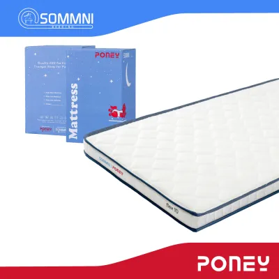 SOMMNI | PONEY Baby & Kids HD Flex Foam Mattress - Flex10/Nest (Tilam Bayi & Kanak-Kanak)