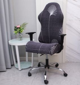 Office Computer Gaming Chair Covers Stretch Spandex Armchair Gamer Seat Cover Printed Household Racing Desk Rotating Slipcovers Office Computer Gaming Chair Covers Stretch Spandex Armchair Gamer Seat Cover Printed Household Racing Desk Rotating Slipcover