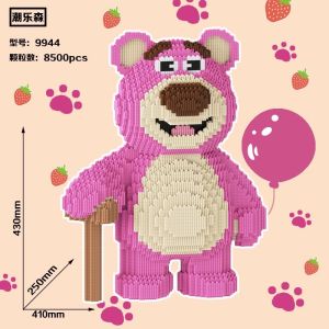Leiao UT【🔥HOT✔️Ready】43-55Cm/80cm-90CM Mainan Nano Balok 11000pcs Kuromi/8500pcs Strawberry Bear/12404pcs/30000PCS Doraemon Mainan Anak Mainan Edukasi DIY 3D Puzzle Nano Block Blok Susun Kartun