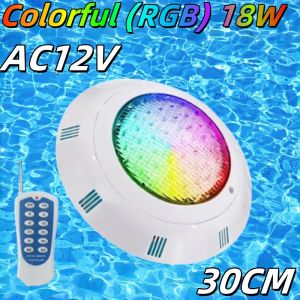 2026 New Wall Mounted RGB Pool Light IP68 Underwater Lamp Remote Color Changing for Swimming Pool