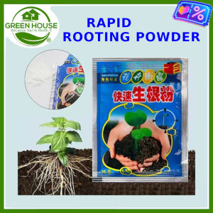 Green House® - Fast Rooting Powder Hormone (1 Pack) Rooting Powder for All Types of Plants - Rapid Rooting Powder Growth