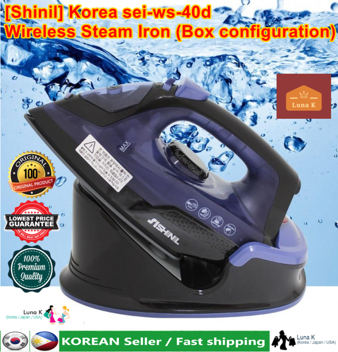 [Shinil] Korea sei-ws-40d Wireless Auto clean Steam Iron (Box ...