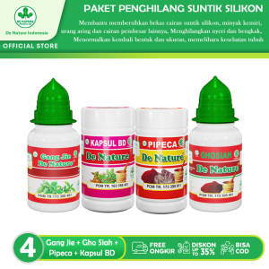 Asli Herbal Obat Efek Bekas Suntik Silikon dari De nature Ampuh BPOM