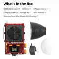 SIDANDE Q100 Lite 100W 2700~6500K Bi-color LED Video Light Wireless APP Control For Studio Video Outdoor Live Vlog Photography【Photolex】. 