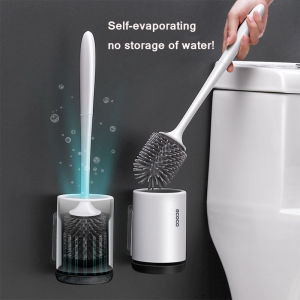 <Free Gift>  SG Seller No Drill No Punch Wall Mounted Toilet Brush and Brush Holder Wall Hanging Household Toilet Cleaning Set