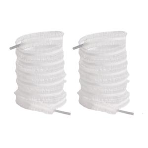 1 Pair Fashionable Ruffle Lace Shoe Strings for Women and Girls Casual Shoes Sneakers Elastic Shoelaces Wide Shoestrings