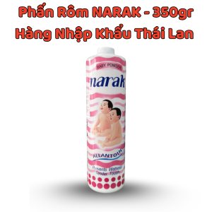 Phấn Rôm NARAK - 350gr Hàng Nhập Khẩu Thái Lan Bảo vệ da bé khỏi ẩm ướt Dùng Được Cho Nghành Tóc.