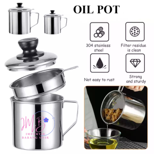 IMB.A306 OIL POT SARINGAN MINYAK STAINLESS STELL