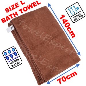 BATH TOWEL/TUALA MANDI PALING SERAP MICROFIBER !! READY STOCK DARI KILANG 70*140cm M70140