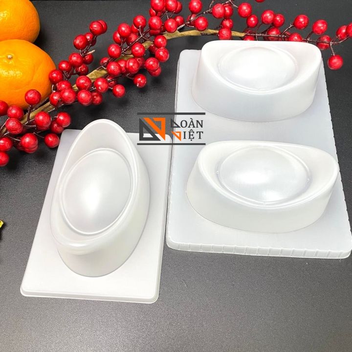 [DV] [THỎI VÀNG] Khuôn NHẤN XÔI, RAU CÂU, BÁNH TỔ hình THỎI VÀNG sắc ...