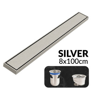 80CM 100CM Long Stainless Steel 304 Floor Drain Trap Anti Smell Odor Cockroach Drainage Cover Bathroom Toilet Kitchen
