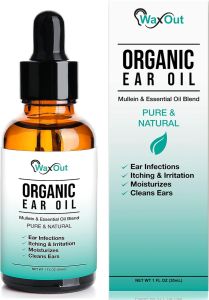 Natural Mullein Ear Wax Removal Oil & Cleaner with Garlic    Pain & Earache Drops    Earwax Softener Moisturizer & Allergy Soothing    Tinnitus Itching Ringing Infections & Clogged Ears