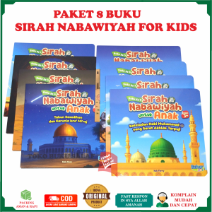 KOMPLIT 1SET Sirah Nabawiyah Untuk Anak Usia 3+ Tahun ISI 8 BUKU Bergambar Berwarna Kisah Nabi Muhammad For Kids Cerita Edukasi Edukatif Anak Islami Penerbit Azhar Kids