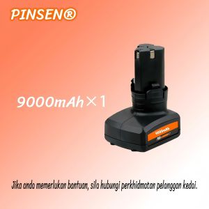 Bateri Litium 12V 9000 mAh Untuk Pemotong Rumput Gerudi Elektrik Tanpa Kord Pemutar skru elektrik