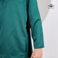 Pazze Baju Melayu Modern Slim Fit Satin Matte Sedondon Series - Maroon Dark Purple Emerald Green Smokey Grey Navy Blue Black Dusty Green Mint Green Sage Green Latte Oren Bata Olive Green Hazel Brown Coffee Forest Green Burgundy. 