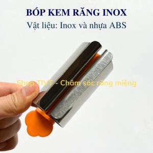 Bóp kem răng Inox tay vặn ABS giúp tận dụng hết các loại kem gel bột nhão trong ống nặn kẹp vắt tiết kiệm kem răng trong nhà tắm-TIVT