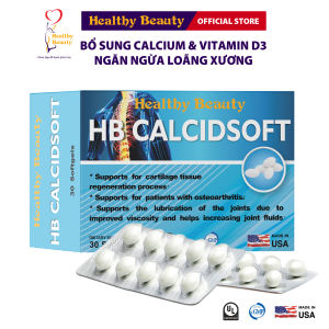 Viên Uống Bổ Sung Canxi và Vitamin D3 HB CALCISOFT